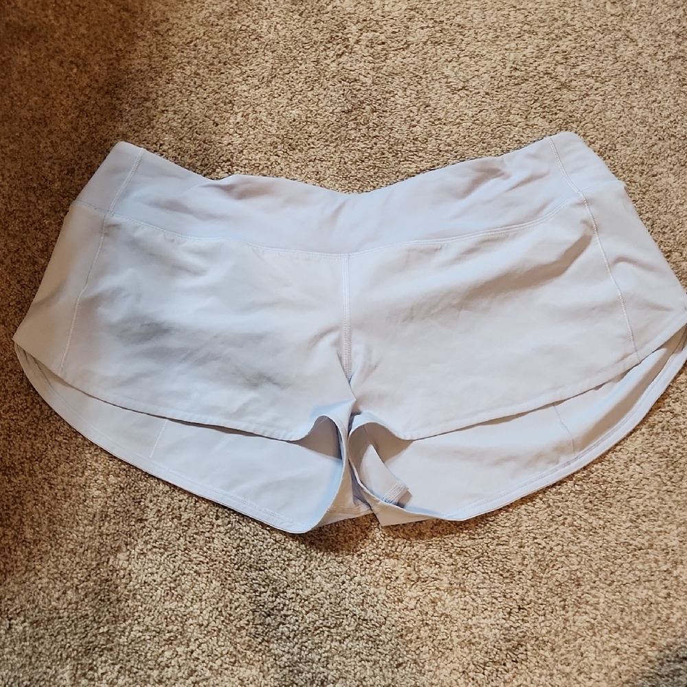 Lululemon Athletica Light Blue Athletic Shorts